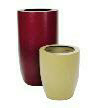 Tall round urn shaped plant container